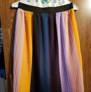 Target multicolored pleated skirt size xs